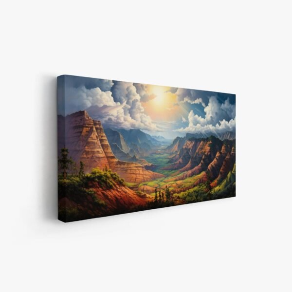 Waimea Canyon Kauai Art Print, Hawaii Painting, Hawaii wall art, Grand Canyon of the Pacific, Hawaii art print, Kauai Wall Art