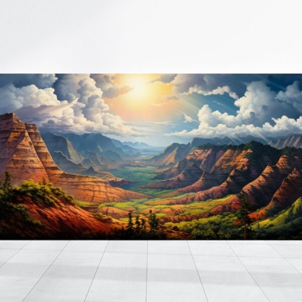 Waimea Canyon Kauai Art Print, Hawaii Painting, Hawaii wall art, Grand Canyon of the Pacific, Hawaii art print, Kauai Wall Art